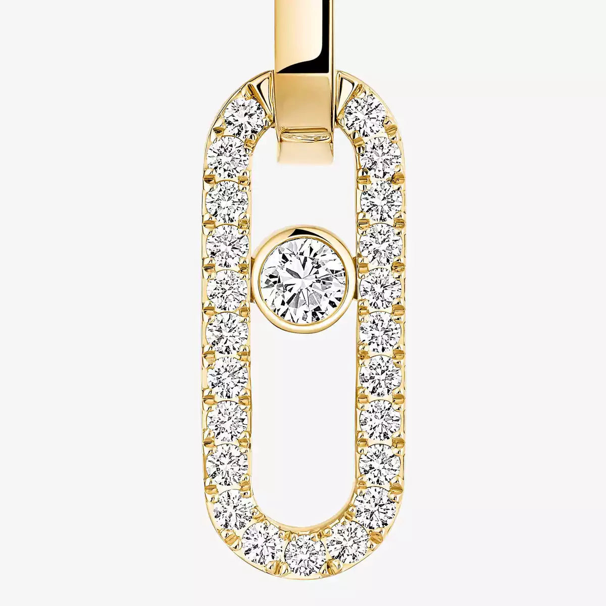 [⭐moonlume]Move Link Diamond Earrings
