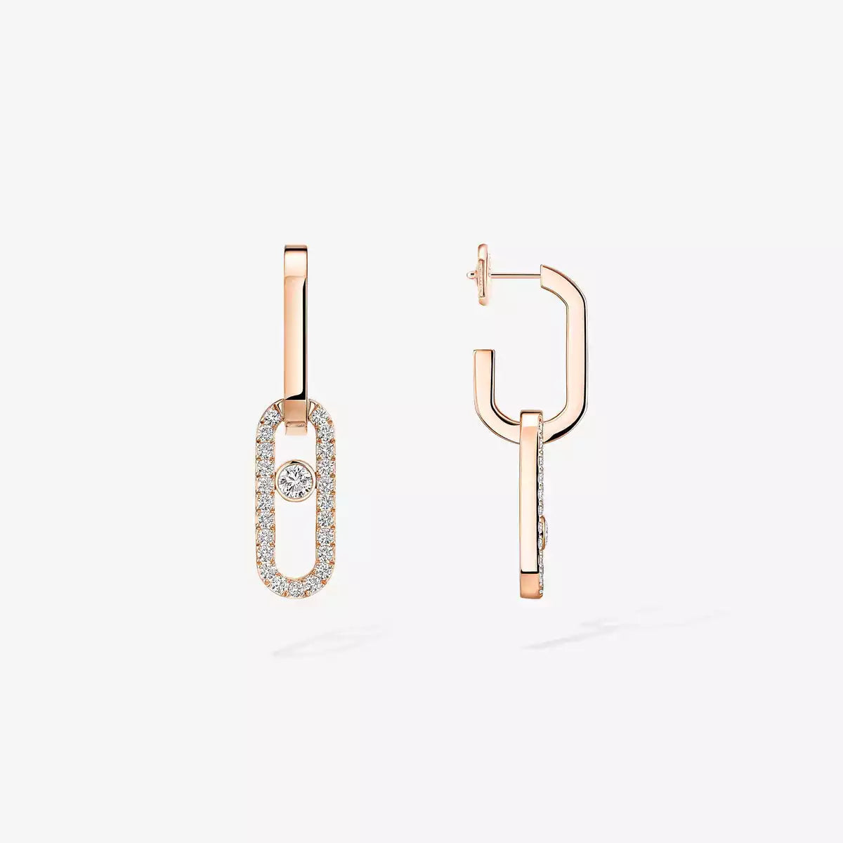 [⭐moonlume]Move Link Diamond Earrings