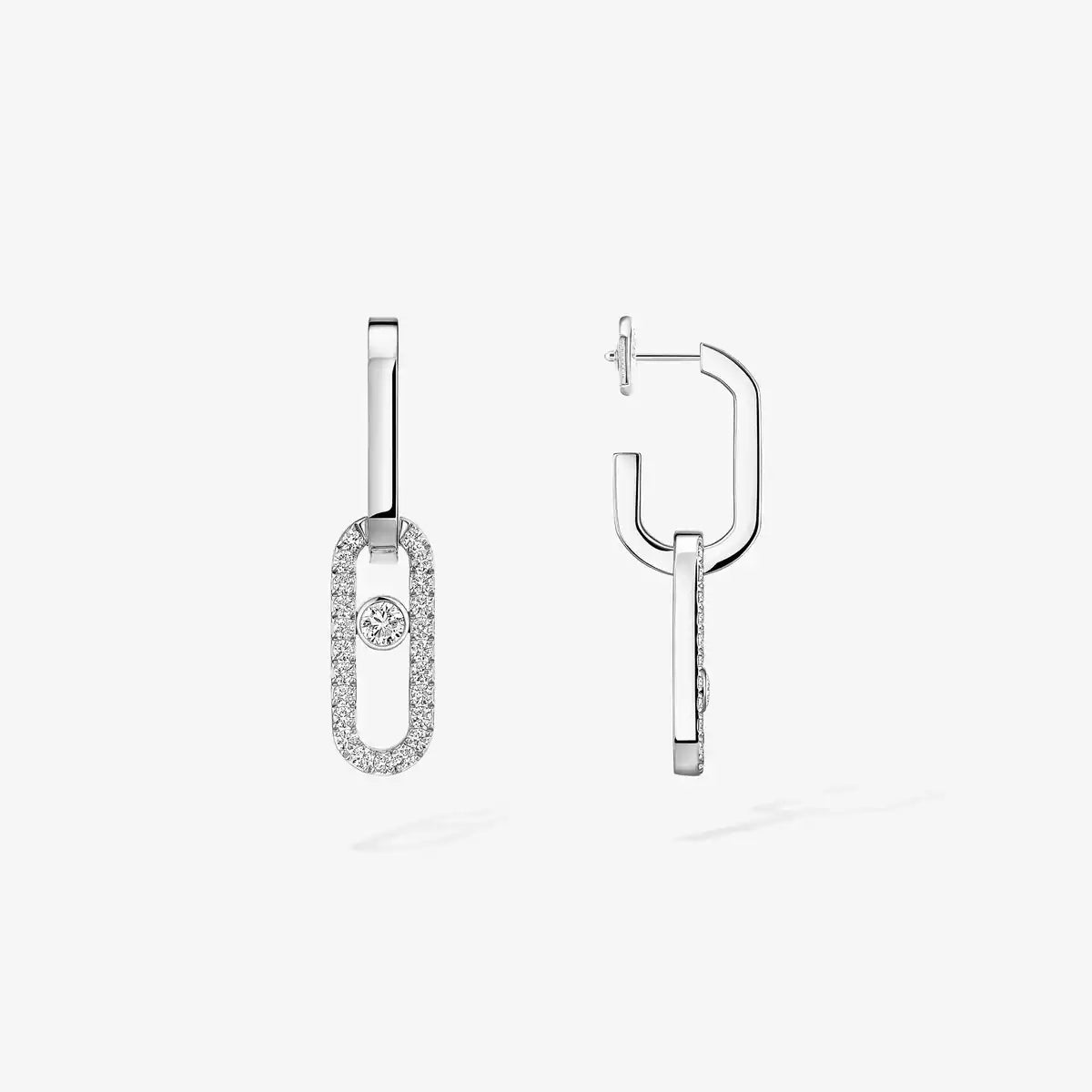 [⭐moonlume]Move Link Diamond Earrings