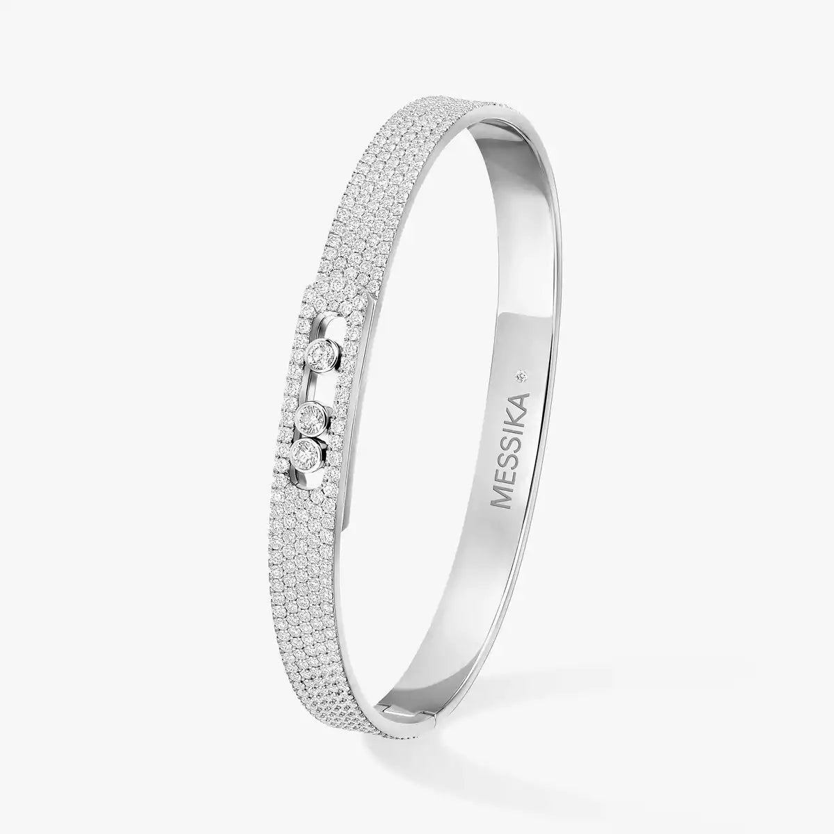 [⭐moonlume]Move Noa Full Pavé Diamond Bangle Bracelet