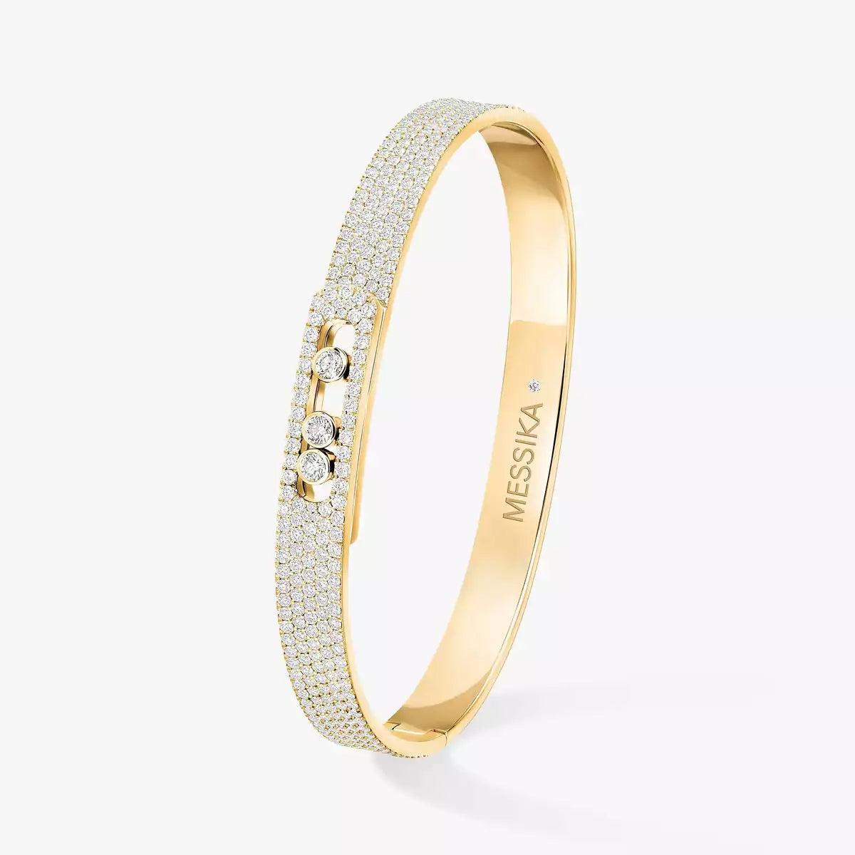 [⭐moonlume]Move Noa Full Pavé Diamond Bangle Bracelet