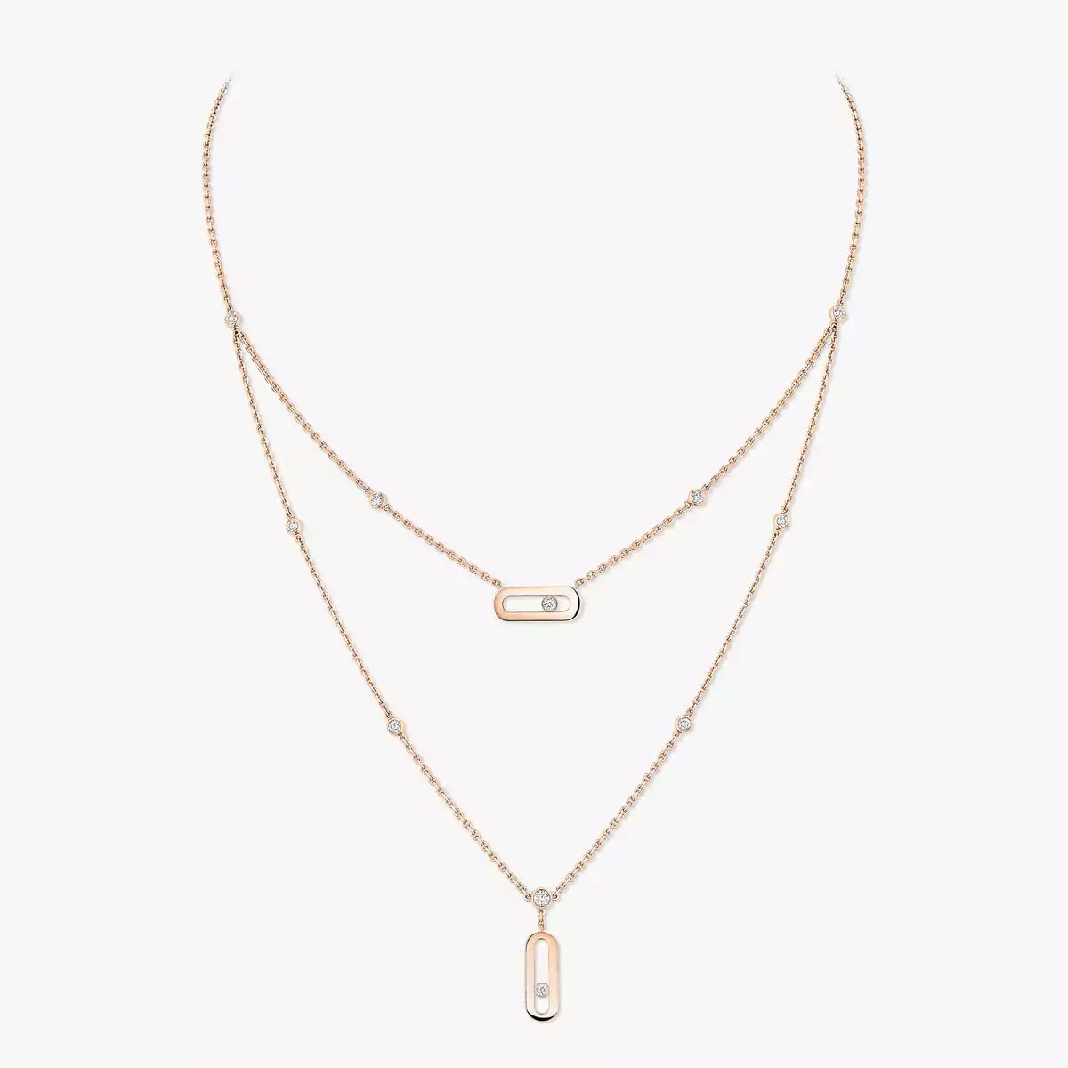 [⭐moonlume] Move Uno Diamond Necklace