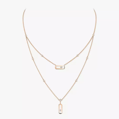 [⭐moonlume] Move Uno Diamond Necklace