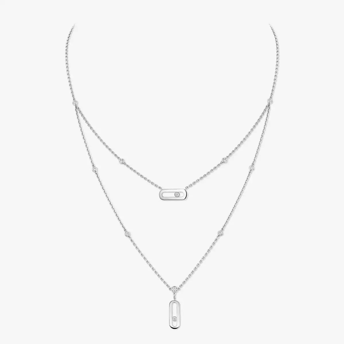 [⭐moonlume] Move Uno Diamond Necklace