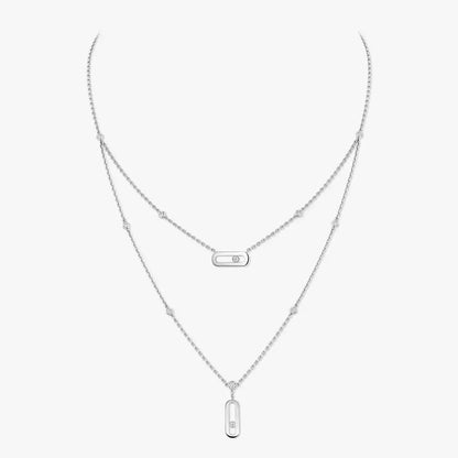 [⭐moonlume] Move Uno Diamond Necklace
