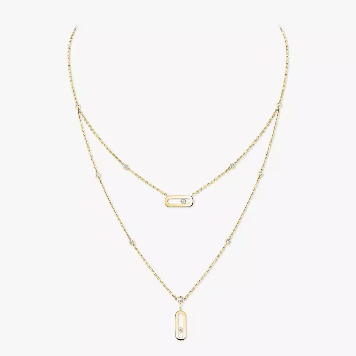 [⭐moonlume] Move Uno Diamond Necklace