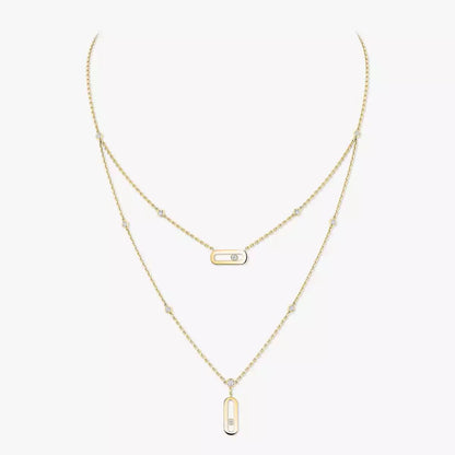 [⭐moonlume] Move Uno Diamond Necklace