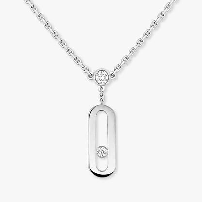 [⭐moonlume] Move Uno Diamond Necklace