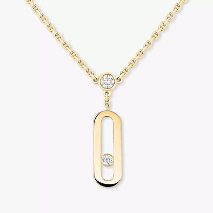 [⭐moonlume] Move Uno Diamond Necklace