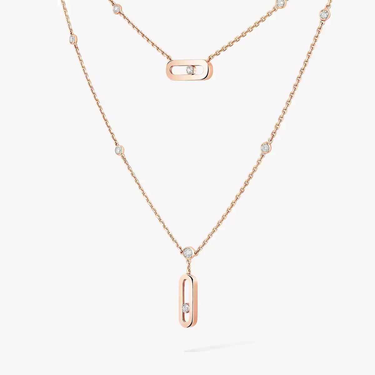 [⭐moonlume] Move Uno Diamond Necklace