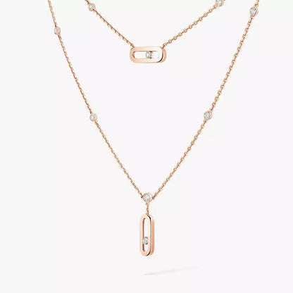 [⭐moonlume] Move Uno Diamond Necklace