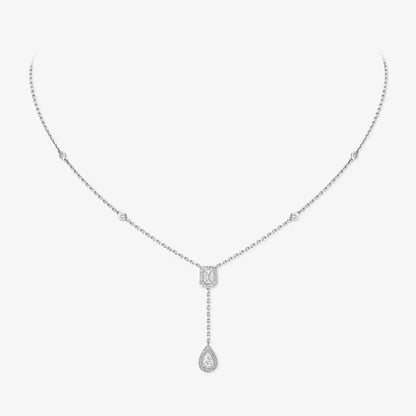 [⭐moonlume]Gold Diamond Tie Necklace
