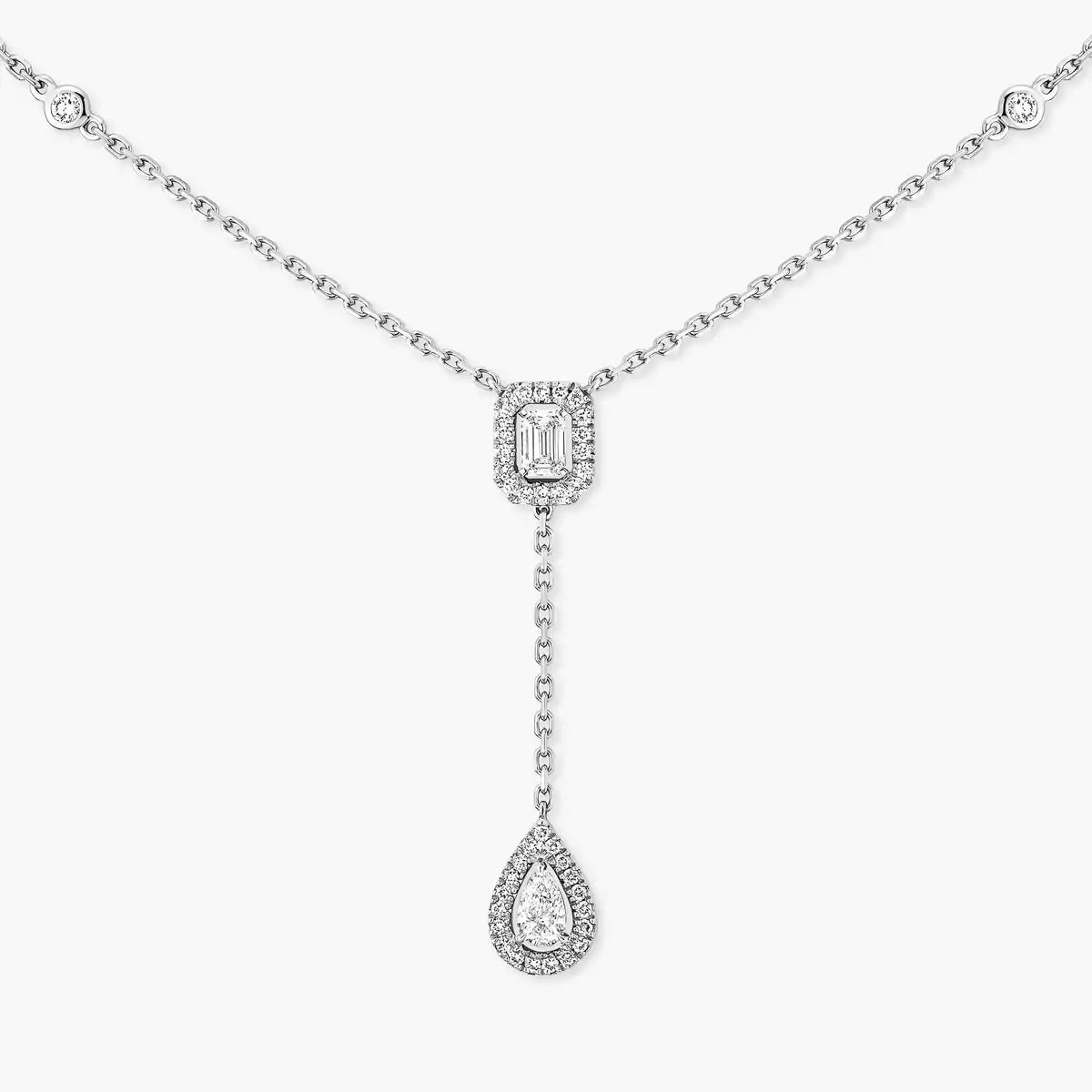 [⭐moonlume]Gold Diamond Tie Necklace