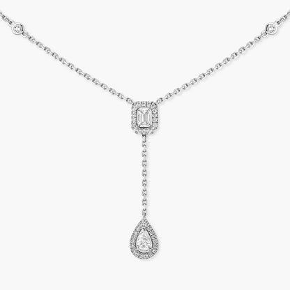 [⭐moonlume]Gold Diamond Tie Necklace