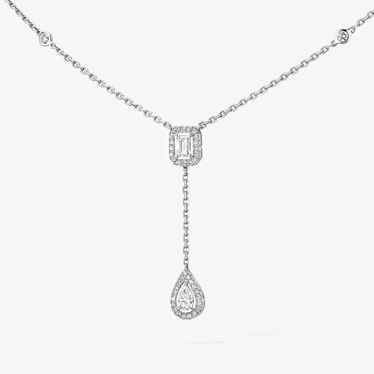 [⭐moonlume]Gold Diamond Tie Necklace