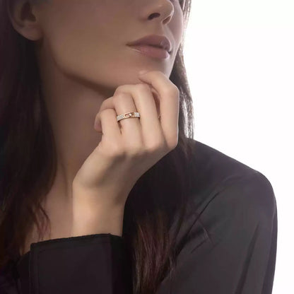 [⭐moonlume]Move Joaillerie Pave_ Diamond Wedding Ring