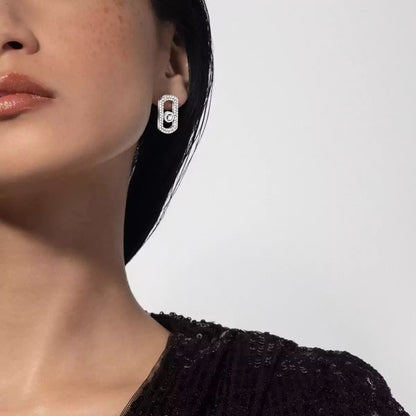 [⭐moonlume]So Move Pave_-Set Diamond Earrings in Silver