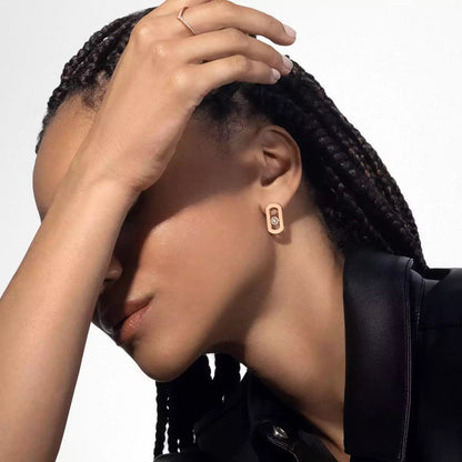 [⭐moonlume]So Move Diamond Earrings in Yellow Gold