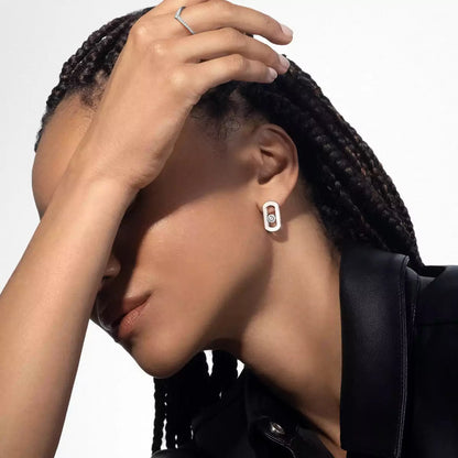 [⭐moonlume]So Move Diamond Earrings in Yellow Gold