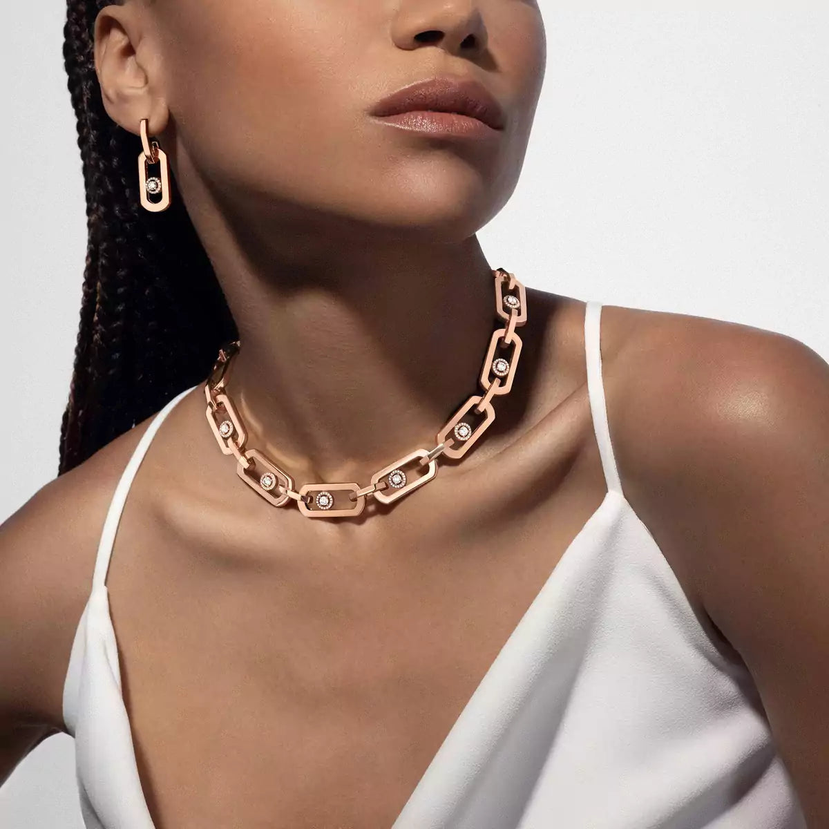 [⭐moonlume]So Move XL Diamond Pendant Earrings