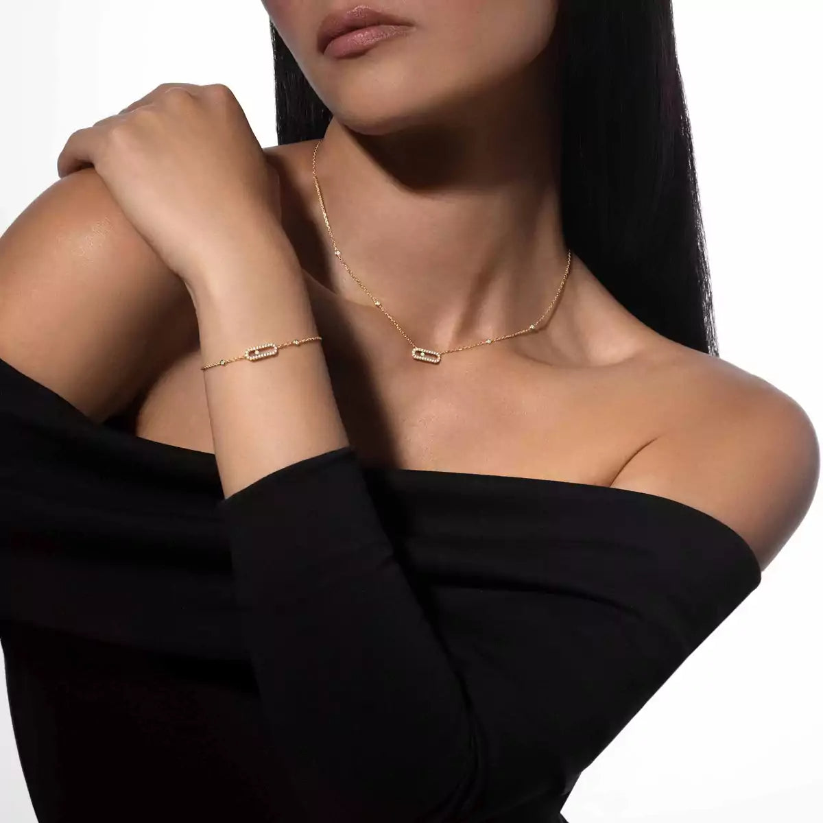[⭐moonlume]Move Uno Diamond Bracelet