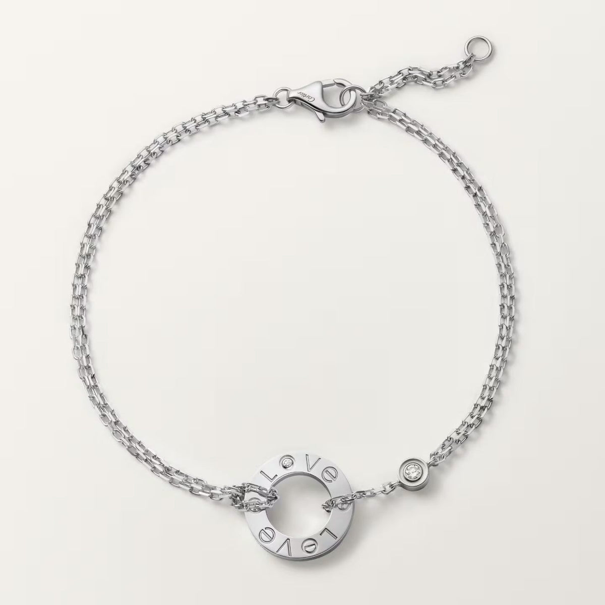 [⭐moonlume]LOVE BRACELET 2 DIAMOND