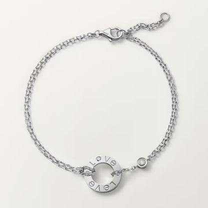 [⭐moonlume]LOVE BRACELET 2 DIAMOND