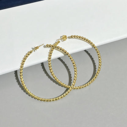 [⭐moonlume] SMOOTH BEAD STUD EARRINGS