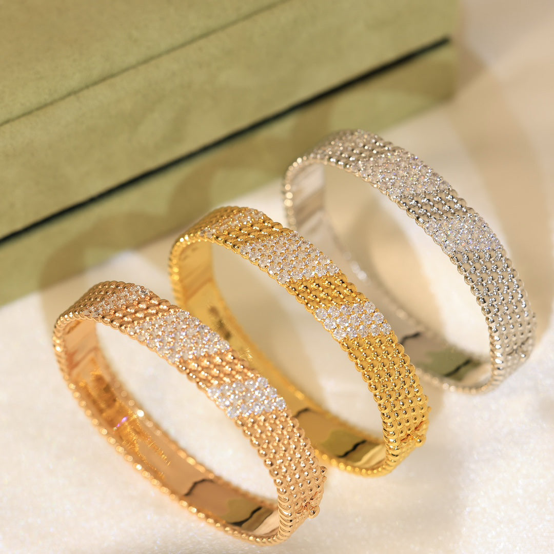 [⭐moonlume]  FIVE-ROW DIAMOND BRACELET