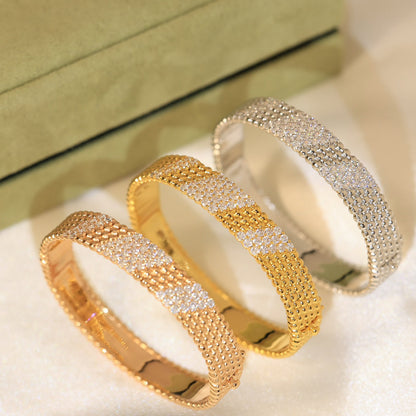 [⭐moonlume]  FIVE-ROW DIAMOND BRACELET