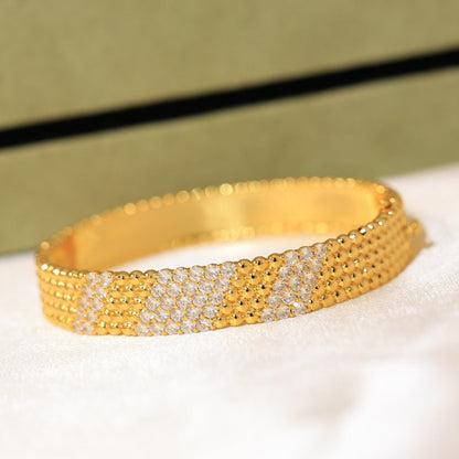 [⭐moonlume]  FIVE-ROW DIAMOND BRACELET