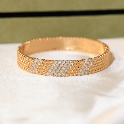 [⭐moonlume]  FIVE-ROW DIAMOND BRACELET