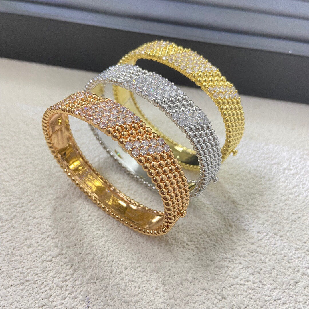 [⭐moonlume]  FIVE-ROW DIAMOND BRACELET