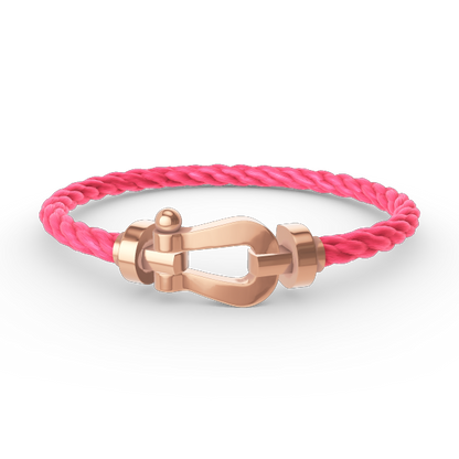[⭐moonlume]FORCE LARGE HORSESHOE NO DIAMOND BRACELET ROSE GOLD