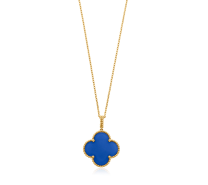 [⭐moonlume]CLOVER 25MM NECKLACE TURQUOISE ROSE GOLD