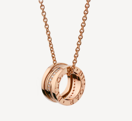 [⭐moonlume]ZERO 1 PINK GOLD DIAMOND NECKLACE