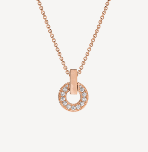 [⭐moonlume]GARI NECKLACE PINK GOLD DIAMOND