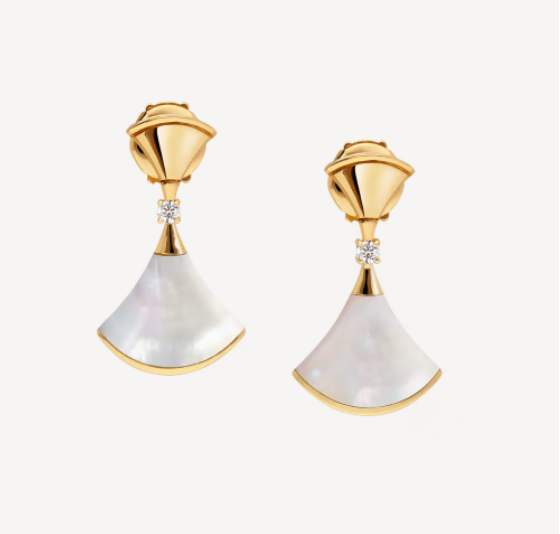 [⭐moonlume]DREAM MOP 1 DIAMOND EARRINGS
