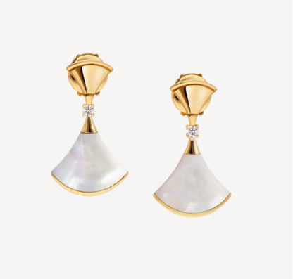 [⭐moonlume]DREAM MOP 1 DIAMOND EARRINGS