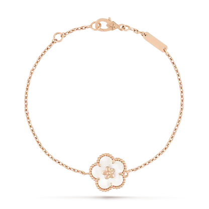 [⭐moonlume]LUCKY WHITE MOP PLUM BLOSSOM  BRACELET