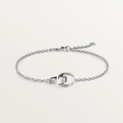 [⭐moonlume]LOVE BRACELET DOUBLE RING