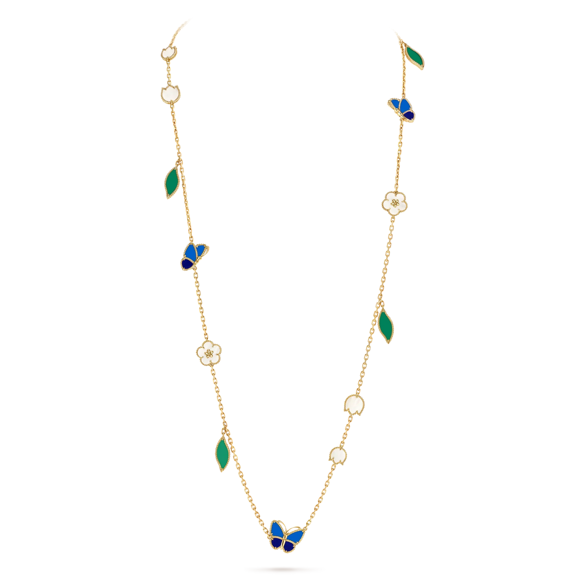 [⭐moonlume] 26 NEW CLOVER 15 MOTIFS LUCKY NECKLACE