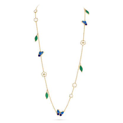 [⭐moonlume] 26 NEW CLOVER 15 MOTIFS LUCKY NECKLACE