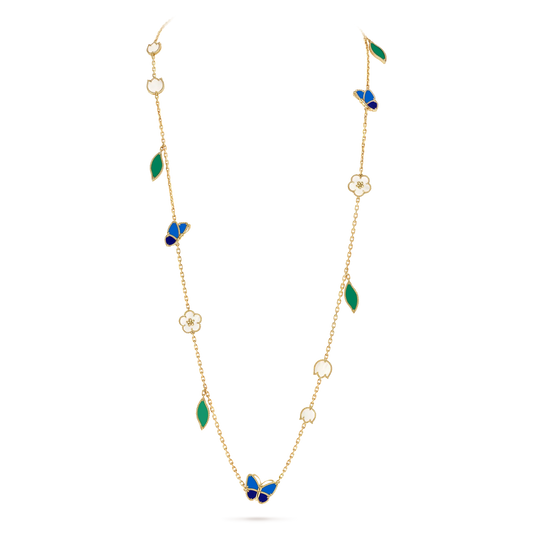 [⭐moonlume] 26 NEW CLOVER 15 MOTIFS LUCKY NECKLACE