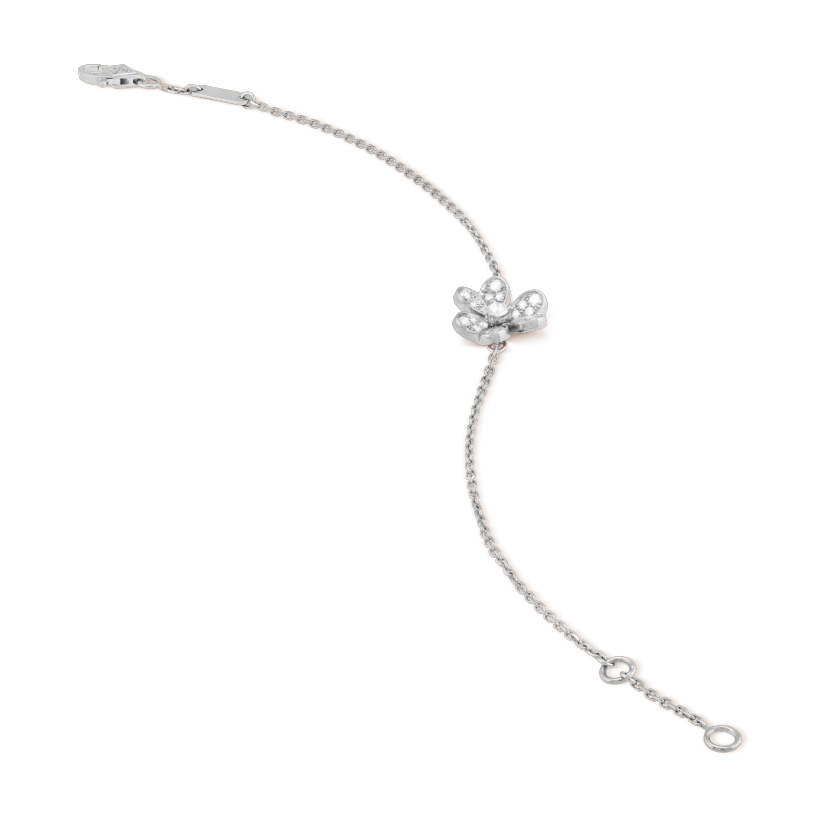 [⭐moonlume]FRIVOLE SILVER FLOWER DIAMOND BRACELET