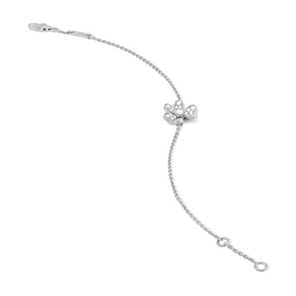 [⭐moonlume]FRIVOLE SILVER FLOWER DIAMOND BRACELET