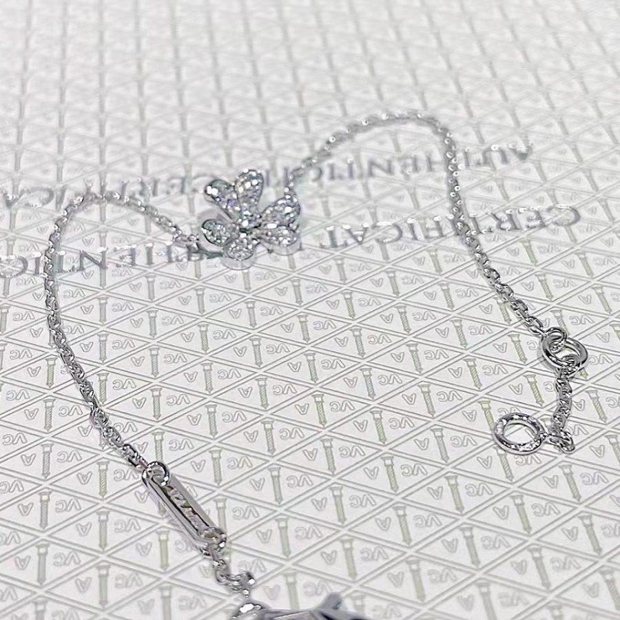 [⭐moonlume]FRIVOLE SILVER FLOWER DIAMOND BRACELET