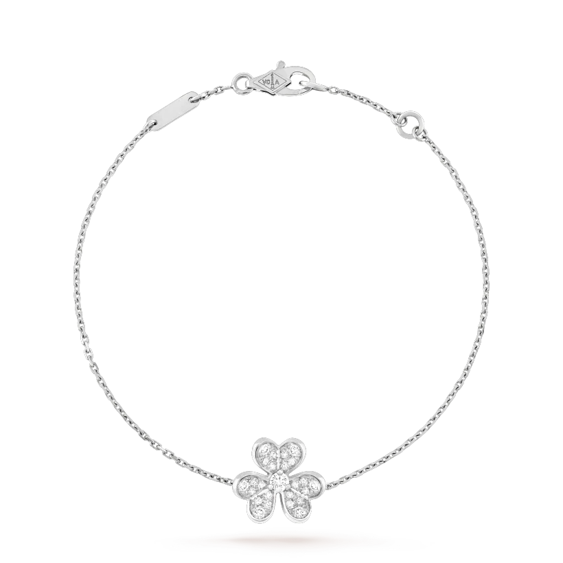 [⭐moonlume]FRIVOLE SILVER FLOWER DIAMOND BRACELET