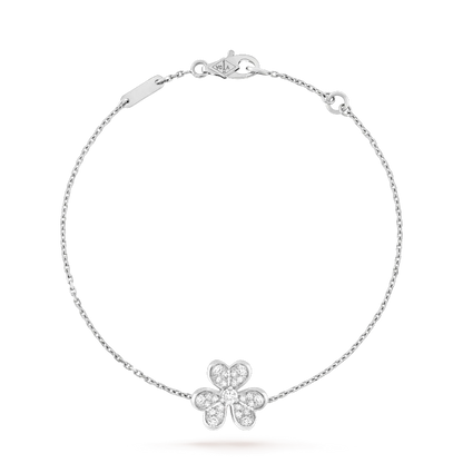 [⭐moonlume]FRIVOLE SILVER FLOWER DIAMOND BRACELET