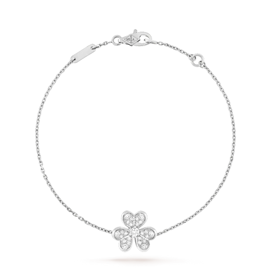 [⭐moonlume]FRIVOLE SILVER FLOWER DIAMOND BRACELET